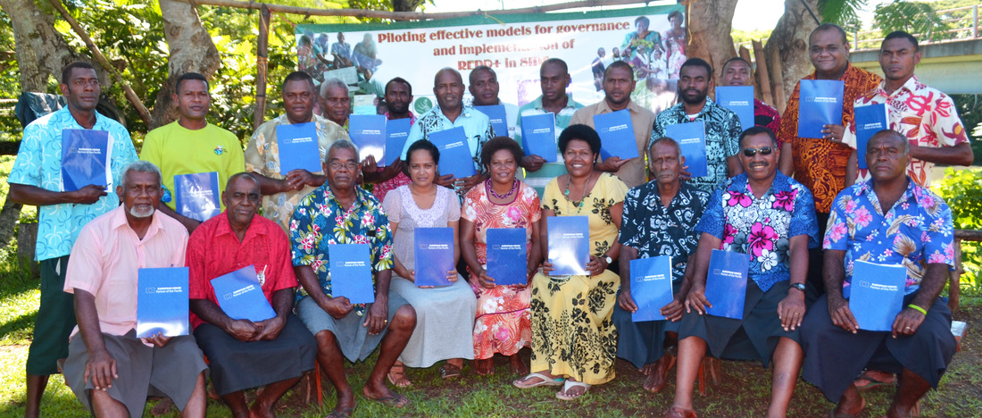 Fijian landowners at Drawa, Vanua Levu